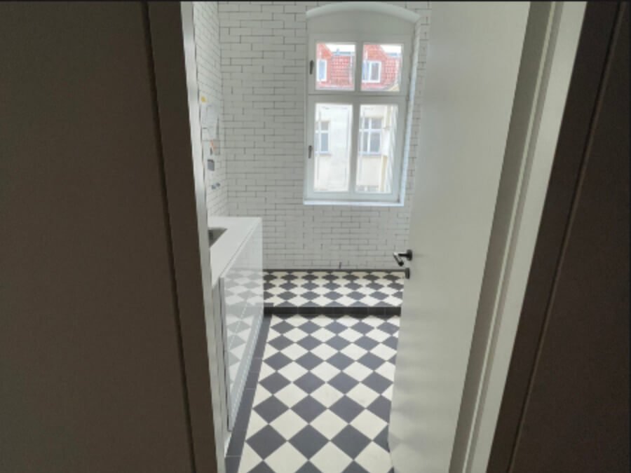 Neu gebautes Bad in der Jablonskistraße
